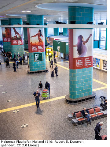 Terminal FLughafen Mailand Malpensa