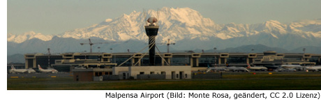 Malpensa Airport Flughafen Mailand MXP